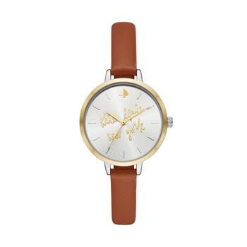 new york, Kate Spade | kate spade new york women's metro three-hand, two-tone-tone alloy watch商品图片 5折