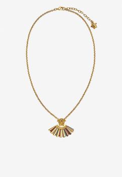 商品Versace | The Fan Medusa Necklace with Swarovski Crystals,商家Thahab,价格¥4866图片