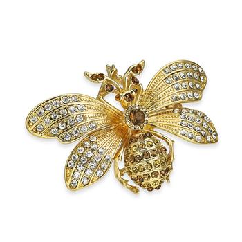 商品Charter Club | Gold-Tone Crystal Bee Pin, Created for Macy's,商家Macy's,价格¥157图片