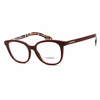 Burberry | Burberry Women's Eyeglasses - Clear Lens Bordeaux Plastic Oval Frame | 0BE2291 3742 3.8折×额外9折x额外9.5折, 独家减免邮费, 额外九折, 额外九五折