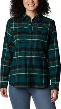 推荐Columbia Women's Pine Street Stretch Flannel Shirt商品