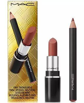 MAC | 2-Pc. Tiny Treasures Mini Lipstick + Lip Liner Gift Set,商家Macy's,价格¥150