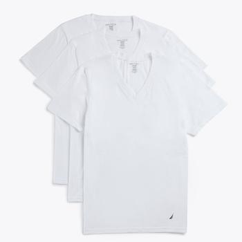 商品Nautica | Nautica Mens V-Neck T-Shirt, 3-Pack,商家Premium Outlets,价格¥112图片