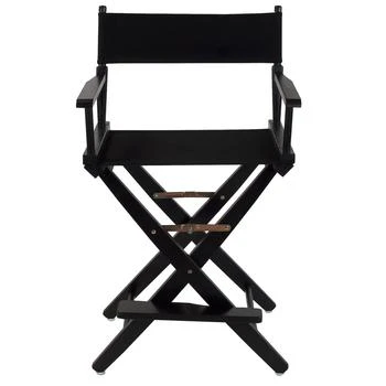 American Trails | Extra-Wide Premium 24"  Directors Chair Black Frame W/Black Color Cover,商家Premium Outlets,价格¥837