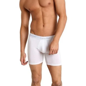 推荐Calvin Klein 卡尔文 克莱恩 白色莫代尔弹性纤维时尚男士平角内裤 U5555-100商品