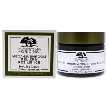 雷蒙威是什么牌子, Origins | Dr Andrew Weil for Origins Mega-Mushroom Relief and Resilience Soothing Cream by Origins for Unisex - 1.7 oz Cream商品图片 9.3折
