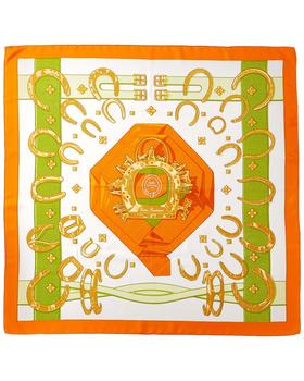 Hermes | Hermes "Porte Bonheur," by Caty Latham Silk Scarf (Authentic Pre-Owned)商品图片,