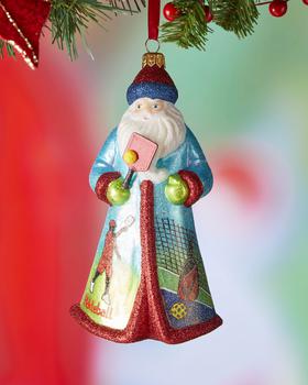 推荐Glitterazzi Pickle Ball Santa Ornament商品