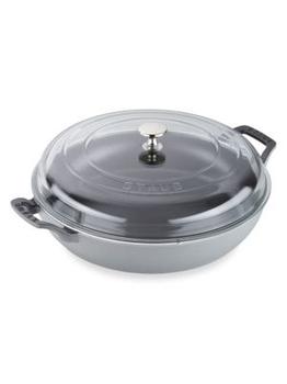 Staub | 3.5-Quart Braiser with Glass Lid商品图片,6.9折