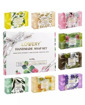 Lovery | Handmade Soap Gift Set, Variety Pack Bath and Body Care Gift Set, 8 Piece,商家Macy's,价格¥236