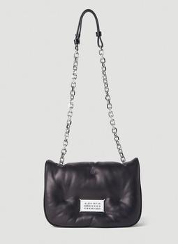 MAISON MARGIELA | Glam Slam Flap Small Shoulder Bag in Black商品图片,