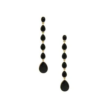 Ettika Jewelry | 18K Gold Plated Zinc Teardrop Linear Earrings,商家Macy's,价格¥335