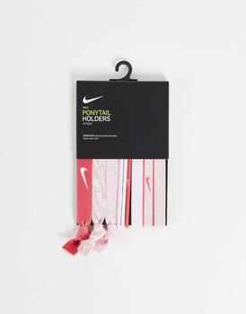商品Nike 9 pack of hair ties in pink,商家ASOS,价格¥76图片