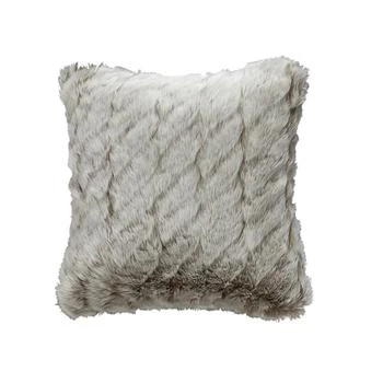 Michael Aram | Faux Fur Acrylic Polyester 20" x 20" Decorative Pillow,商家Macy's,价格¥390