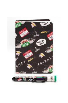 老友记, Friends | Friends A5 Notepad And Pen Set (Pack of 2) (Black) (One Size)商品图片 