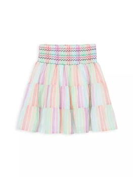 推荐Little Girl's & Girl's Smocked Mini Skirt商品
