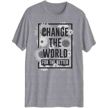 推荐Jem Collective Mens Change Graphic Heathered T-Shirt商品