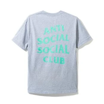 ANTI SOCIAL SOCIAL CLUB 男士灰色字母T恤 ASST256,价格$12.49