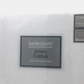 Belledorm | Belledorm Jersey Cotton Contour Pillowcase (Pair) (White) (L) (L),商家Verishop,价格¥140