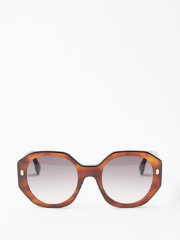 Fendi | Octagonal acetate sunglasses商品图片,
