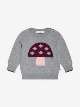 The Bonnie Mob | The Bonnie Mob Baby Sparrow Mushroom Knit Jumper in Grey,商家Childsplay Clothing,价格¥379