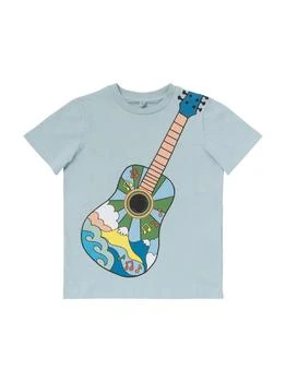 推荐Guitar Print Organic Cotton T-shirt商品