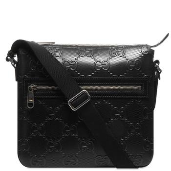 推荐Gucci GG Embossed Leather Messenger商品