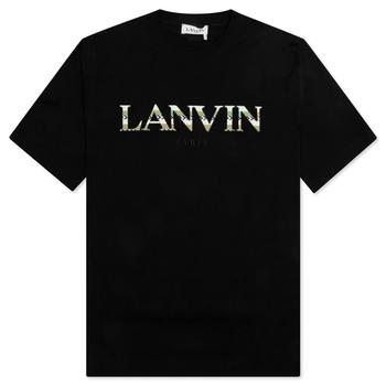 推荐Lanvin Curb Regular T-Shirt - Black商品
