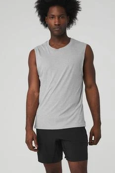 Alo Yoga The Triumph Muscle Tank - Athletic Heather Grey