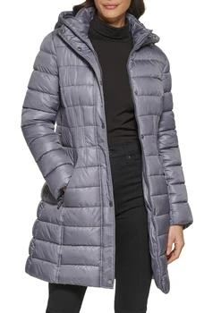 推荐Water-Resistant Hooded Quilted Puffer Jacket商品