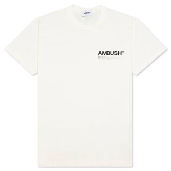 推荐Ambush Jersey Workshop T-Shirt - Cloud Dancer商品