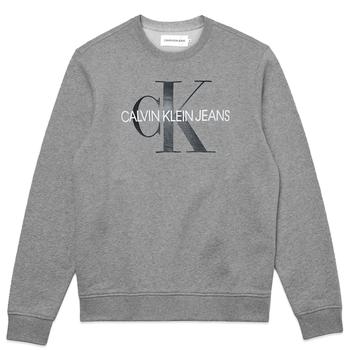 Calvin Klein Iconic Monogram Crew Sweat - Mid Grey Heather product img