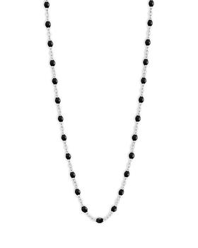 商品Gigi Clozeau | 18K White Gold Classic Gigi Resin Bead Collar Necklace, 16.5",商家Bloomingdale's,价格¥2684图片