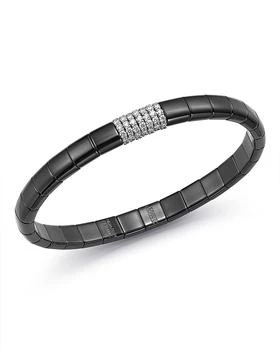 Roberto Demeglio | 18K White Gold & Black Ceramic Pura Stretch Bracelet,商家Bloomingdale's,价格¥13888