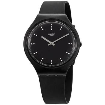 Swatch | Skinero Black Dial Ladies Silicone Watch SVOB106商品图片,5.9折