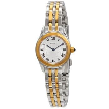 精工女表, Seiko | Quartz White Dial Two-tone Ladies Watch SWR038P1商品图片 4.2折