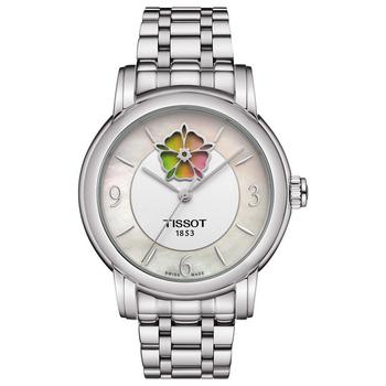 tissot automatic代购, Tissot | Lady Heart 彩虹花朵女士不锈钢腕表 35mm商品图片 