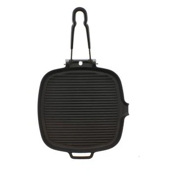 Chasseur | French Cast Iron 9" Square Grill With Folding Handle,商家Macy's,价格¥1190