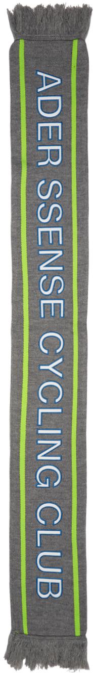 ader error直邮, ADER error | SSENSE Exclusive Grey ASCC Sports Scarf商品图片 
