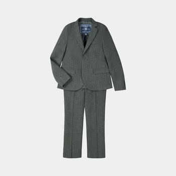 商品Andy & Evan | Boys Twill Jacket & Pants 2-Piece Suit Set,商家Lord & Taylor,价格¥501图片