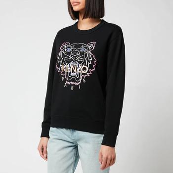 推荐KENZO Women's Classic Sweatshirt Seasonal 2 - Black商品