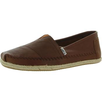 TOMS | Toms Mens Classic Leather Espadrille Loafers商品图片,6.2折×额外9折, 独家减免邮费, 额外九折