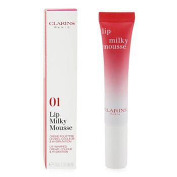 娇韵诗唇油, Clarins | - Milky Mousse Lips - # 01 Milky Strawberry 10ml/0.3oz商品图片 5.1折