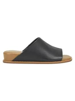 Aerosoles | Yorketown Leather Wedge Sandals商品图片,6.3折