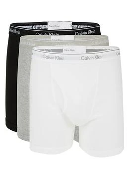 Calvin Klein | 3-Pack Logo Cotton Boxer Briefs（瑕疵:破损、脏污） 2.5折, 独家减免邮费
