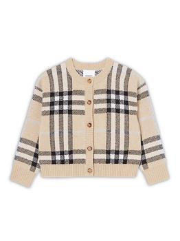 推荐Little Girl's & Girl's Signature Check Cardigan商品