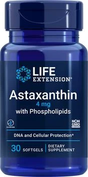 Life Extension | Life Extension Astaxanthin with Phospholipids - 4 mg (30 Softgels),商家Life Extension,价格¥96