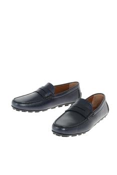 zegna鞋, Zegna | Ermenegildo Zegna Men's Blue Other Materials Loafers商品图片 