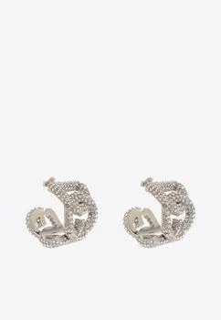 Dolce & Gabbana | DG Logo Crystal Embellished Earrings,商家Thahab,价格¥9738