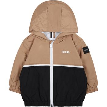 商品Hugo Boss | Hugo Boss Multicolor Windbreaker For Baby Boy With Logo,商家Italist,价格¥1171图片